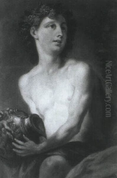 The Young Bacchus Oil Painting by Giovanni Antonio Pellegrini