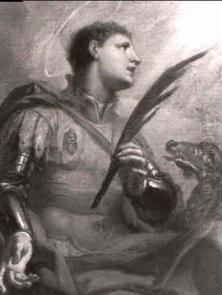 Saint Georges Oil Painting by Giovanni Antonio Pellegrini