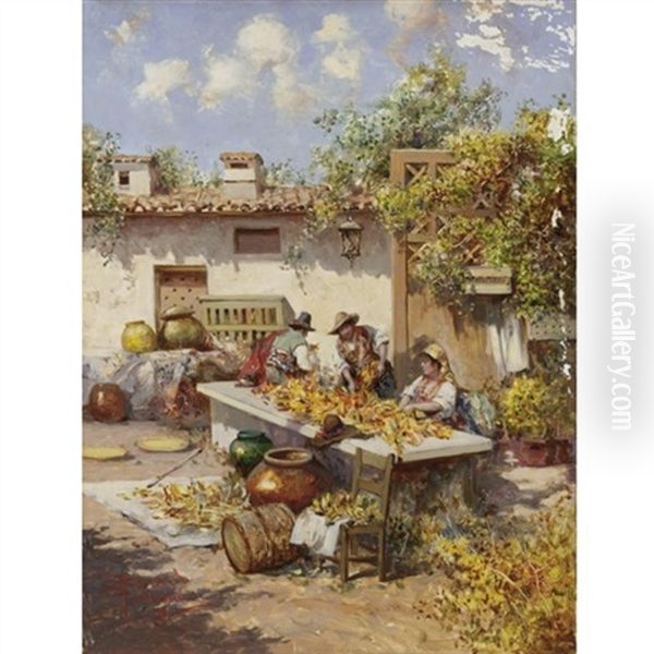 Rustico Spagnolo Oil Painting by Riccardo Pellegrini