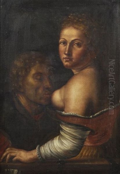 Pero Rettet Ihren Vater Vom Hungertod (caritas Romana) Oil Painting by Georg Pencz