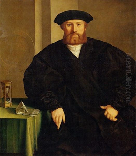 Portrait Of Maximilian Oelhaven Oil Painting by Georg Pencz