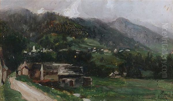 Paesaggio Oil Painting by Giuseppe Pennasilico