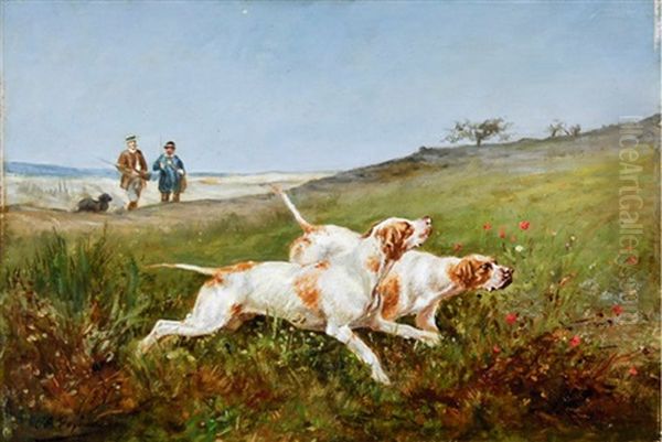 La Chasse En Plaine Oil Painting by Olivier de Penne