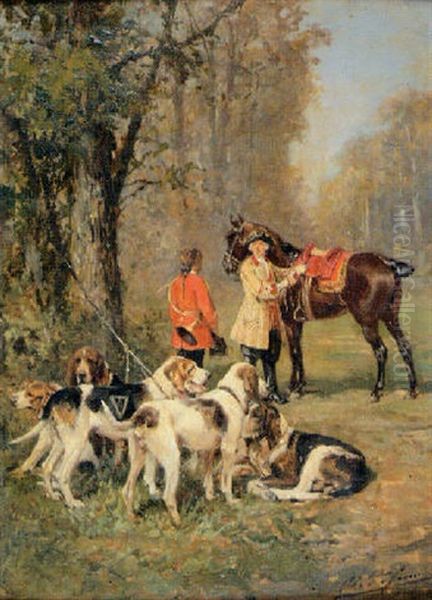 Arrete De Chasse Oil Painting by Olivier de Penne