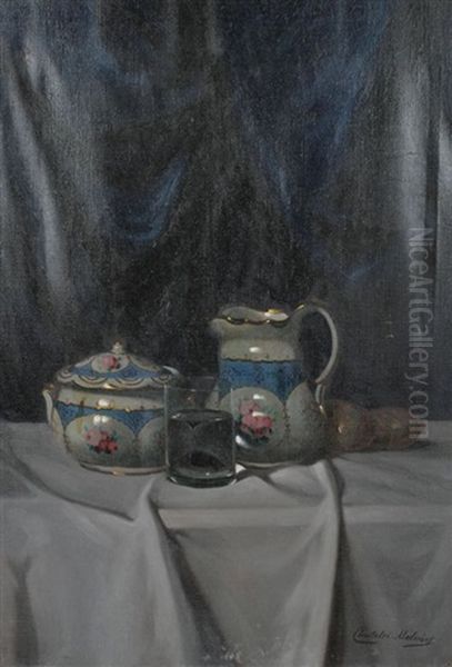 Still Life With Jug by Janos Pentelei-Molnar