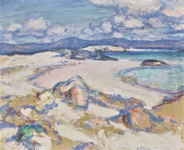 The North End, Iona Oil Painting by Samuel John Peploe