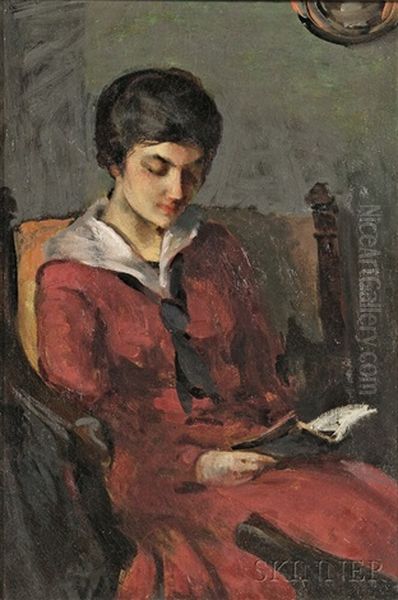 Girl Reading by Charles Hovey Pepper