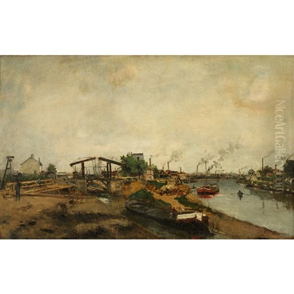 Bords De La Seine by Paul Emmanuel Peraire