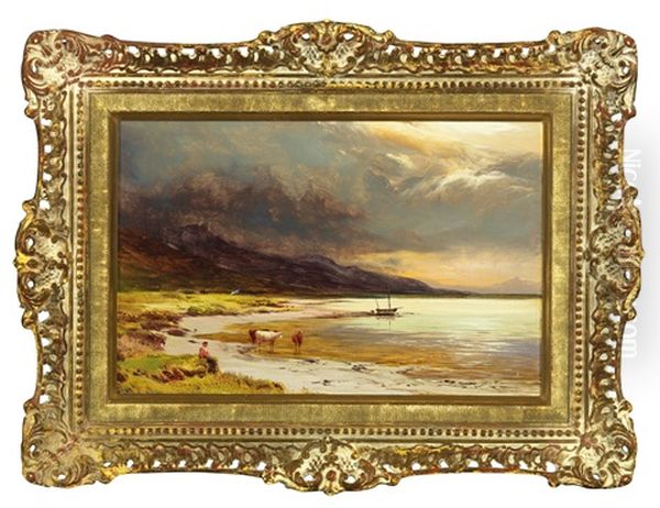 Views Of The Isle Of Skye (pair) Oil Painting by Sidney Richard Percy