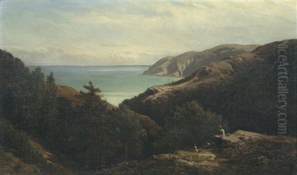 Lynmouth Bay, North Devon by Sidney Richard Percy