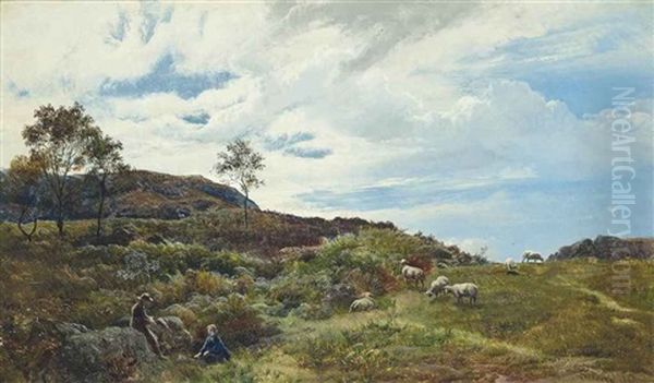 The Shepherd's Rest Oil Painting by Sidney Richard Percy