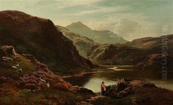 Loch Scavaig, Isle Of Sky Oil Painting by Sidney Richard Percy