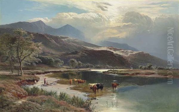 Cader Idris, North Wales Oil Painting by Sidney Richard Percy