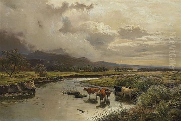 The Artro At Llanbedr Oil Painting by Sidney Richard Percy