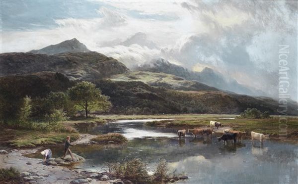 Glaslyn Oil Painting by Sidney Richard Percy