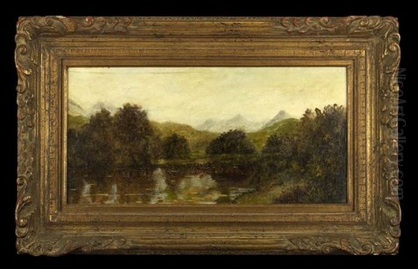 Near Bala, North Wales Oil Painting by Sidney Richard Percy