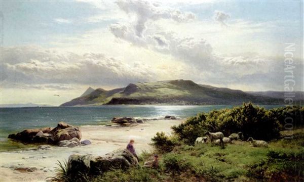 Brodrick Bay, Arran Oil Painting by Sidney Richard Percy