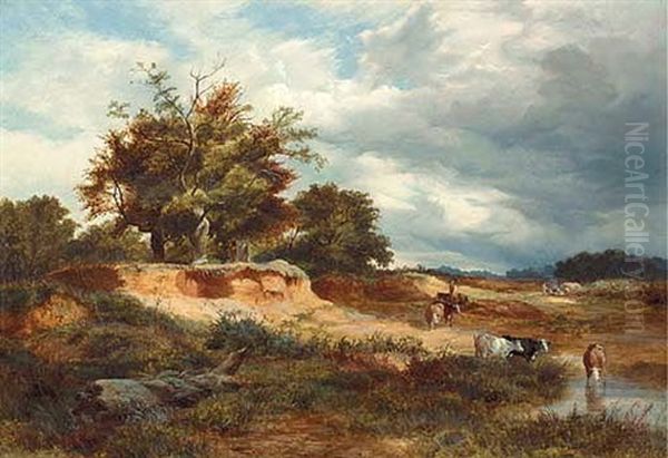 The Sand Pit Oil Painting by Sidney Richard Percy