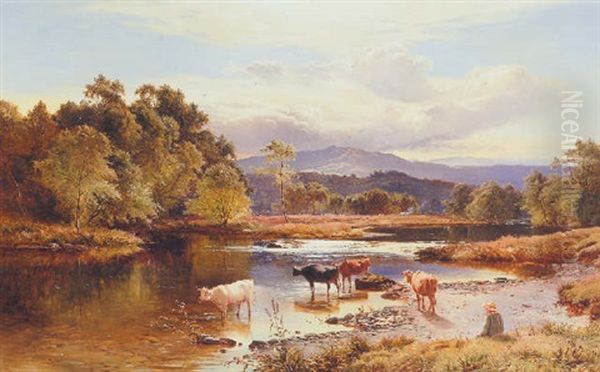 The Brathey, Westmorland Oil Painting by Sidney Richard Percy