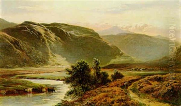 Glen Rosa Arran Oil Painting by Sidney Richard Percy