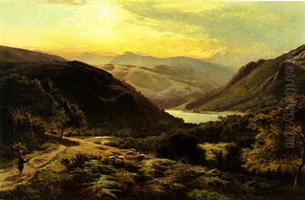 Rydal Water, Westmorland by Sidney Richard Percy