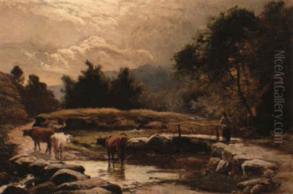 Welsh Farm Lane by Sidney Richard Percy