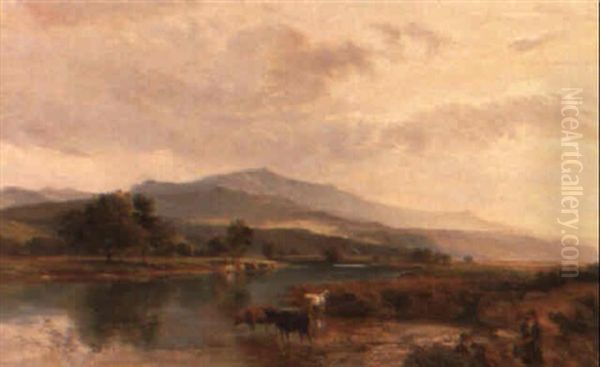 Bettws-y-coed Oil Painting by Sidney Richard Percy