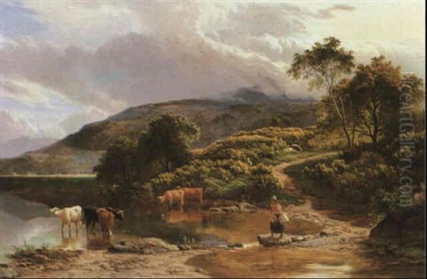 A Threat Of Rain Oil Painting by Sidney Richard Percy