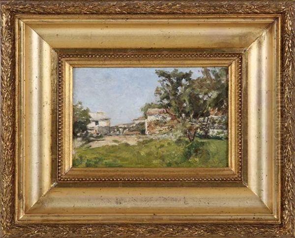 Falagueira Perto De Queluz Oil Painting by Antonio Ezequiel Pereira