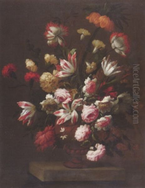 Blumenstilleben Oil Painting by Bartolome Perez