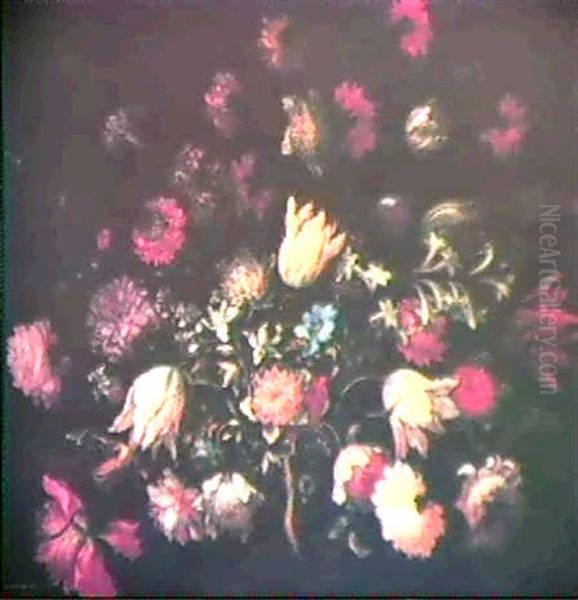 Flores Oil Painting by Bartolome Perez