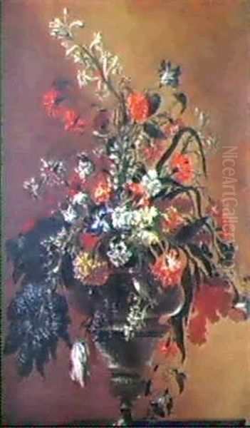 Vaso Di Fiori Oil Painting by Bartolome Perez