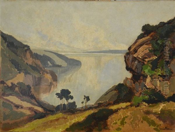 Paysage Aux Environs D'ajaccio Oil Painting by Lucien Peri