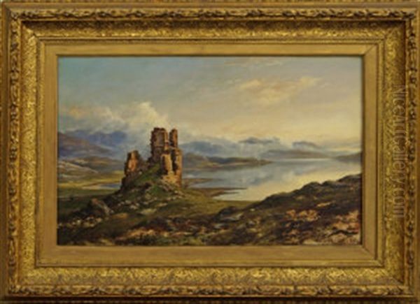 Morning On Loch Assynt Oil Painting by Arthur Perigal the Younger