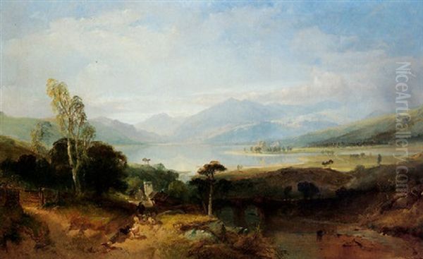 Loch Awe Oil Painting by Arthur Perigal the Younger