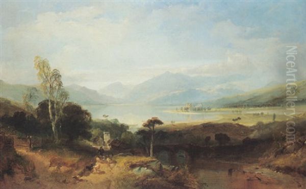 Loch Awe Oil Painting by Arthur Perigal the Younger