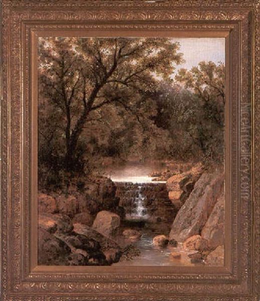 Forest Falls Oil Painting by Granville Perkins