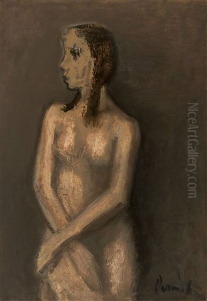 Seated Woman Oil Painting by Constant Permeke