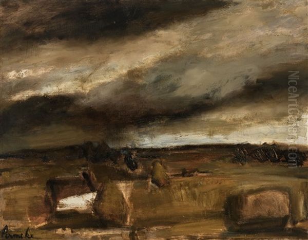 The Storm Oil Painting by Constant Permeke