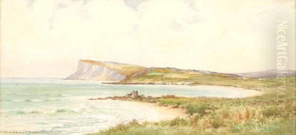 Antrim Coast Oil Painting by Robert Creswell Boak