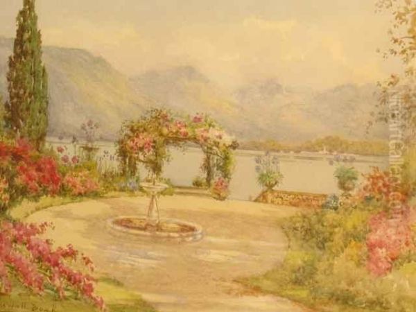 Lake Como Oil Painting by Robert Creswell Boak