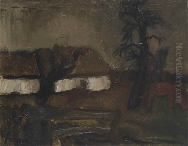 Landscape With A Horse by Constant Permeke