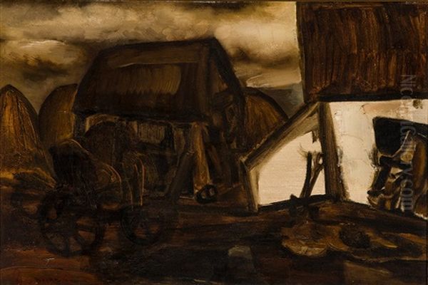 L'etable Oil Painting by Constant Permeke