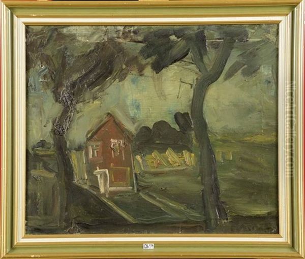 Ferme Entre Les Arbres Oil Painting by Constant Permeke