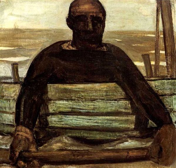 Visser In Veerpont by Constant Permeke