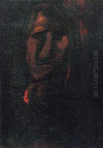 Portrait Of A Woman Oil Painting by Constant Permeke