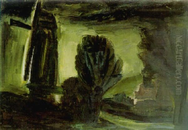 The Mill Of Jabbeke Oil Painting by Constant Permeke