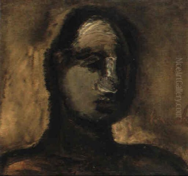 A Man Oil Painting by Constant Permeke