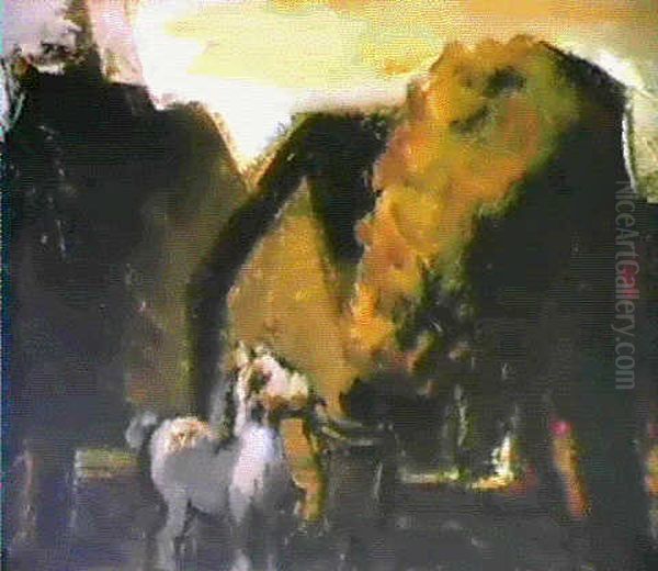 Le Cheval De Trait Oil Painting by Constant Permeke