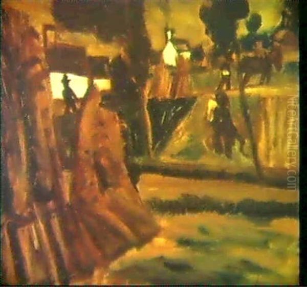 Moisson A Jabbeke Oil Painting by Constant Permeke